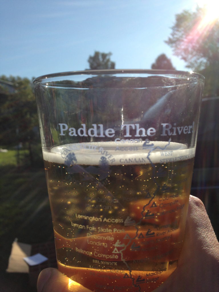 All those who contributed 25 received a pint glass with a map of the river.