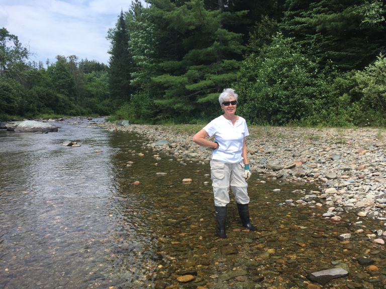 Landowner who helped protect their land along the Wild Branch River in Wolcott, Vermont.