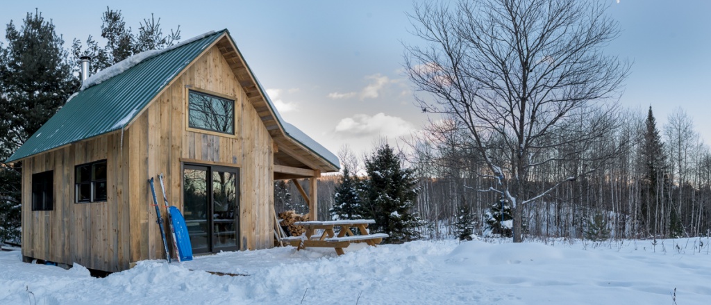 Nulhegan Hut cabin rental in Northeast Kingdom, Vermont.