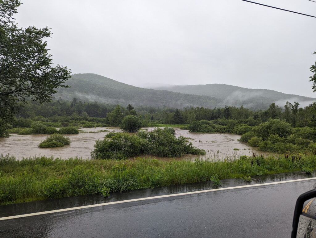 Conserved lands along the North Branch of the Winooski River on July 11, 2023.