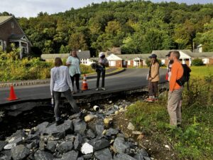 Road washout discussion