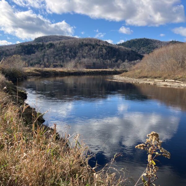 Stick season on a Vermont river