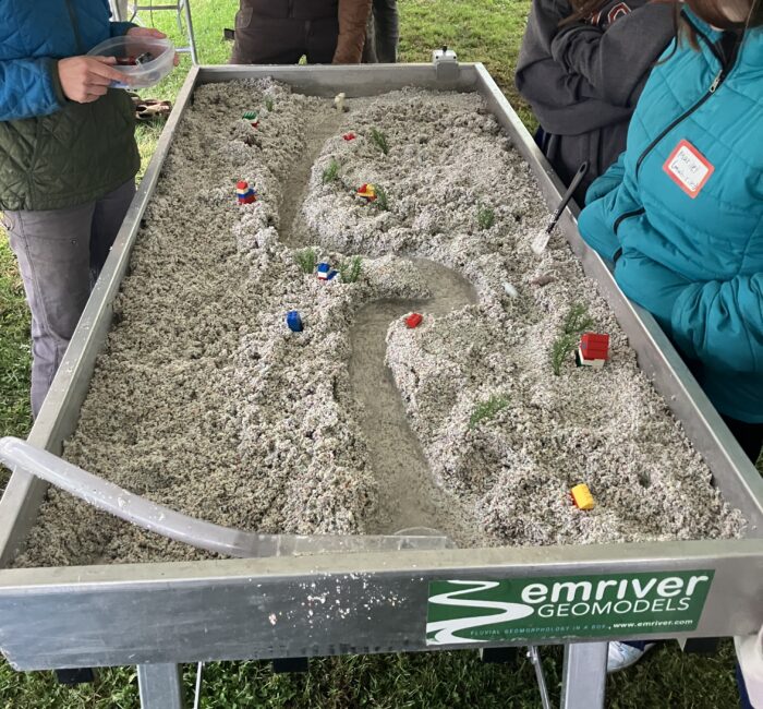 Experience at the Women Can Do Conference, using the stream table and interacting with the women of Vermont in conservation.  